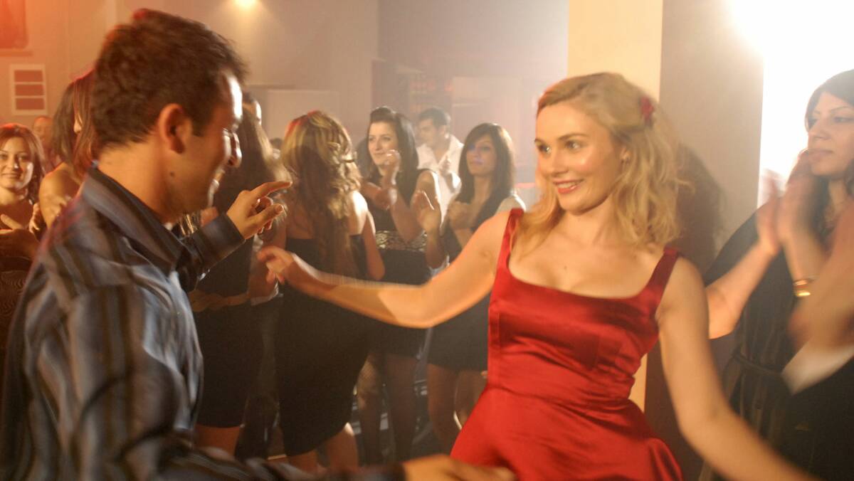 George Basha and Clare Bowen in Aussie film the Combination.