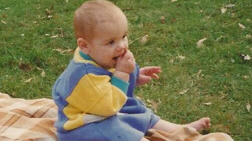 Blake Dwyer as a baby.