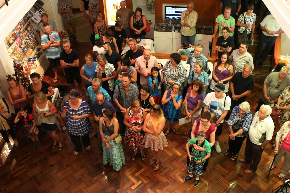 The Green Cathedral opening at Wollongong City Gallery. Picture: GREG TOTMAN