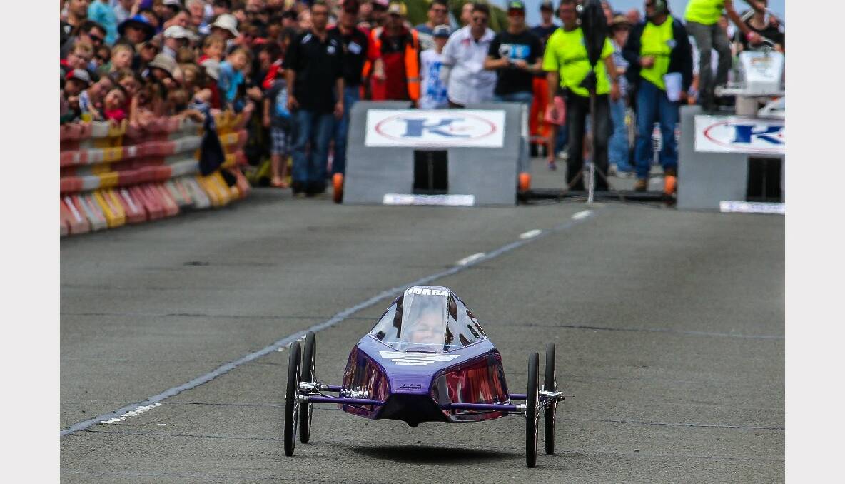 The 2013 Port Kembla Billy Cart Derby. Picture: ADAM McLEAN