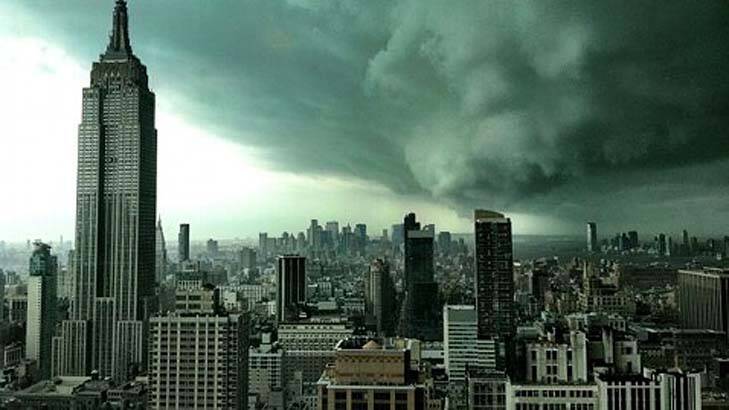 This image, taken by finance professional Charles Menjivar, was actually taken during a tornado warning last year.