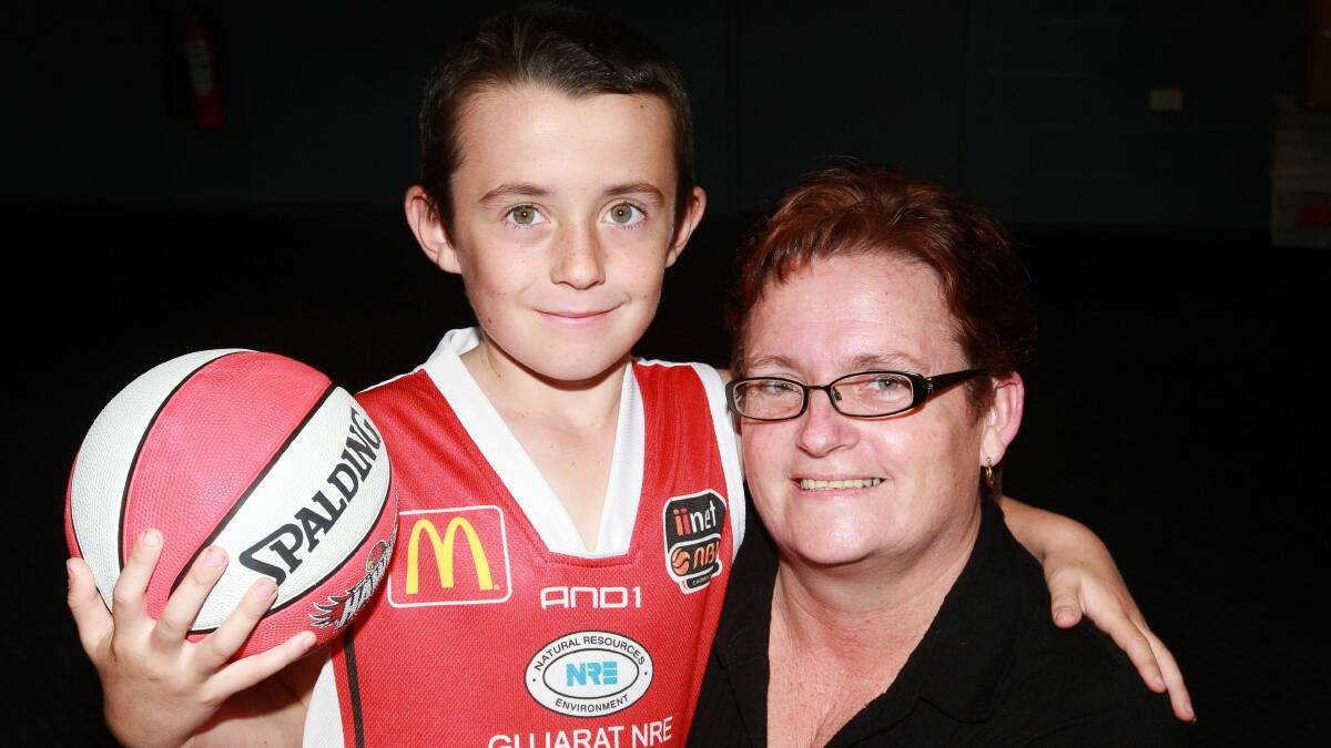 Sue Paulic with her son Jackson.