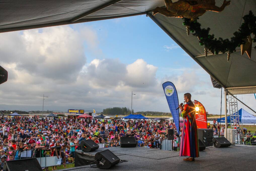 Joshua Harrison performs at Reddall Reserve. Picture: ADAM McLEAN