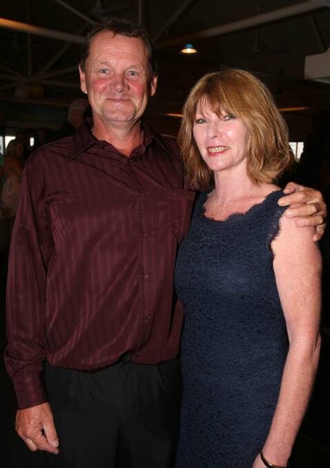 Michael and Linda White at Fairy Meadow Surf Club.