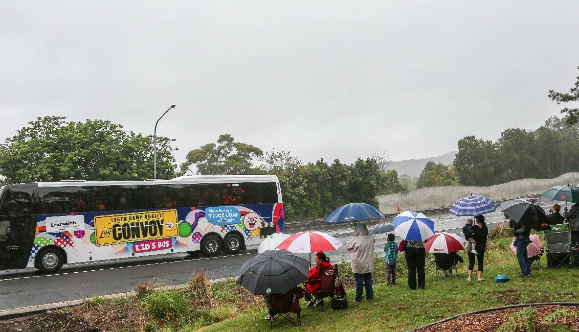 The 2013 i98FM Camp Quality Convoy for Kids. Picture: ANDY ZAKELI