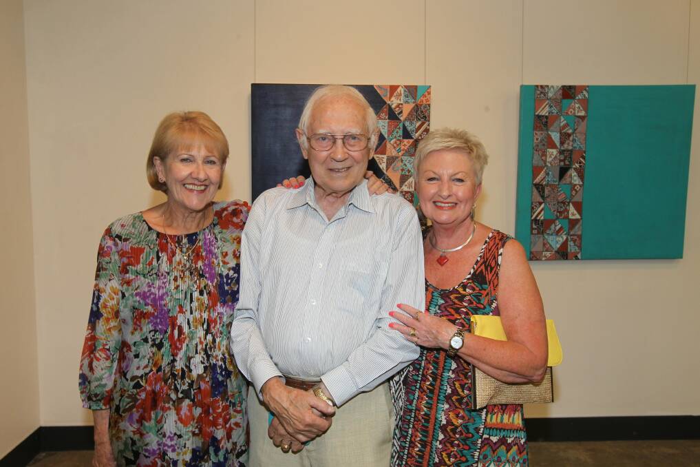 Denise Forsyth, Lembit Lainela and Pat Churchin at Project Art Space.