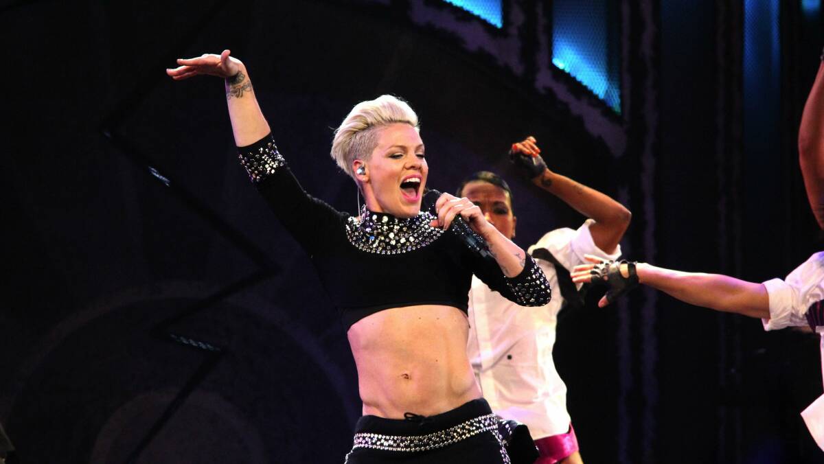 Pink's tour includes 45 shows.