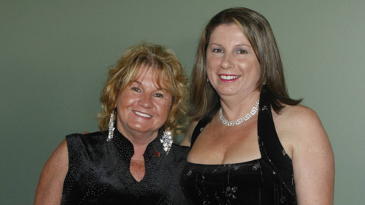 Julie Potts and Maxine Collins at Beaches Hotel Thirroul.