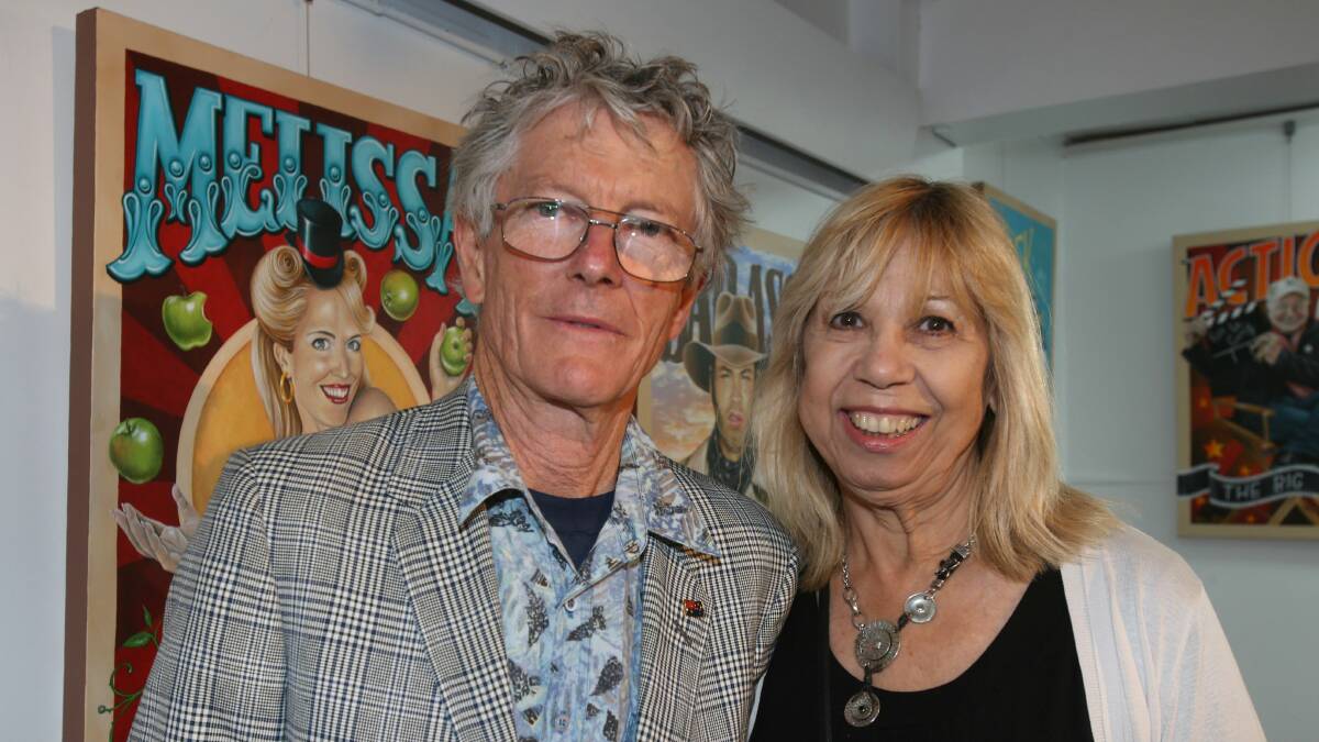 Ken Finlayson and Hortensia Canizares at Art Arena.