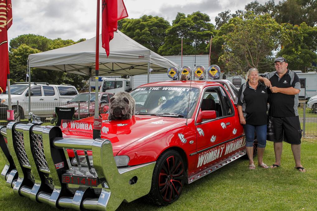 Jenny and John Ellis at the eighth annual Albion Park Ute Show. Picture: CHRISTOPHER CHAN