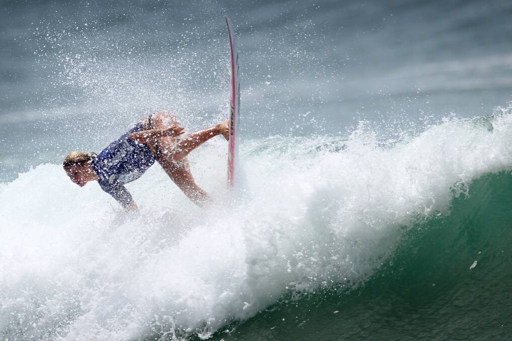 Holly-Daze Coffey in the girls' Under 18s final heat. Picture: SYLVIA LIBER