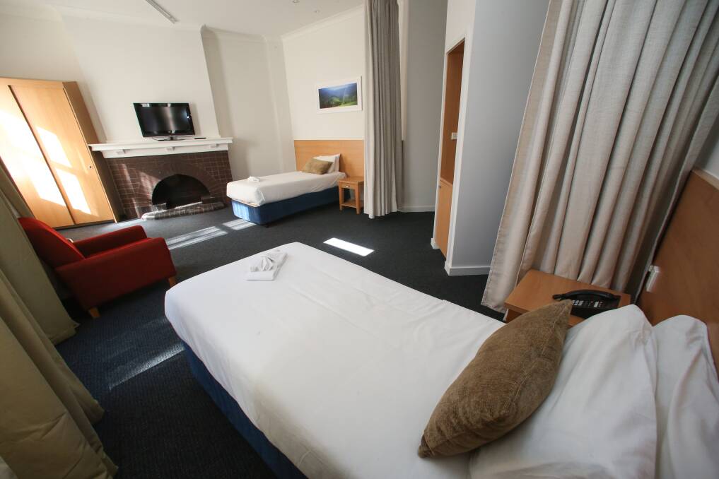 The rooms have their own  bathrooms, internet and Foxtel. 