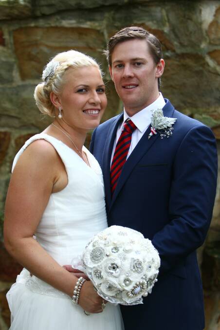 April 20: Kate Edwards and Stewart Wilkins were married at Ruby's at Mount Kembla.