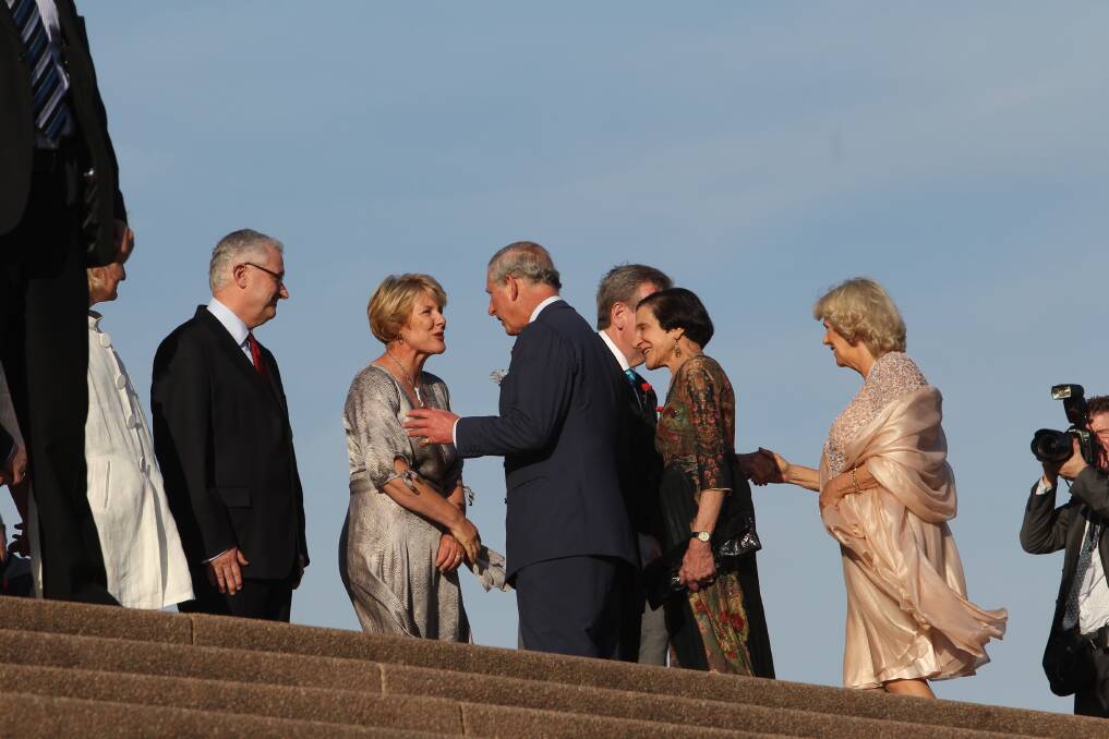 Illawarra delegation mingles with the royals
