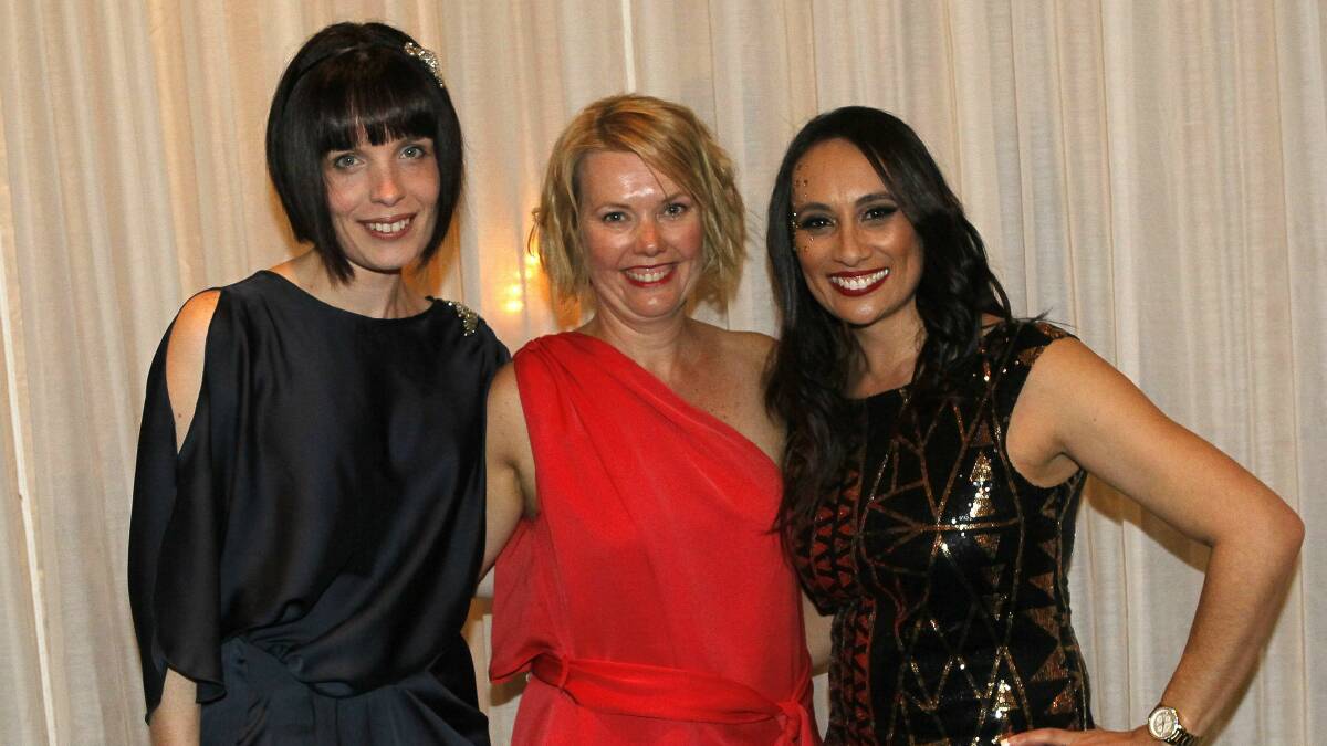 Jennifer Valentinetti, Natalie Murdoch and Mia Maitland at Villa D’Oro.