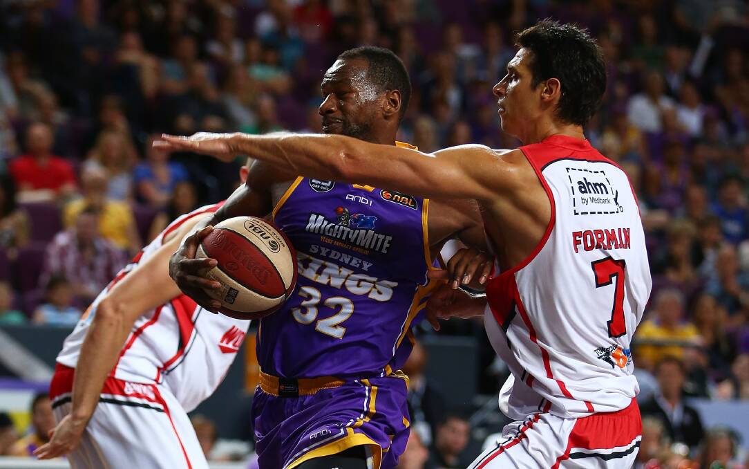 The Hawks defeat the Kings 69-63 at Sydney Entertainment Centre. Picture: GETTY IMAGES
