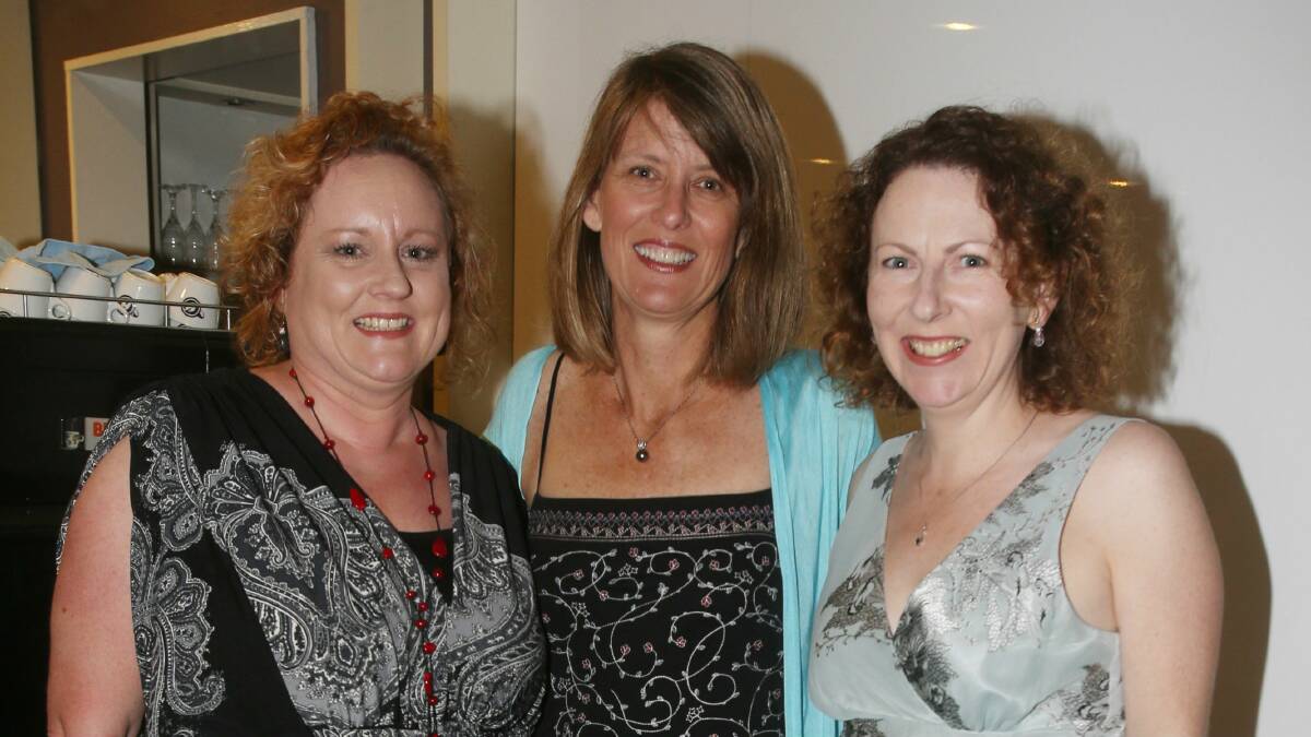 Kath Walsh, Wendy Ford and Susie Ludewig at the Portofino.
