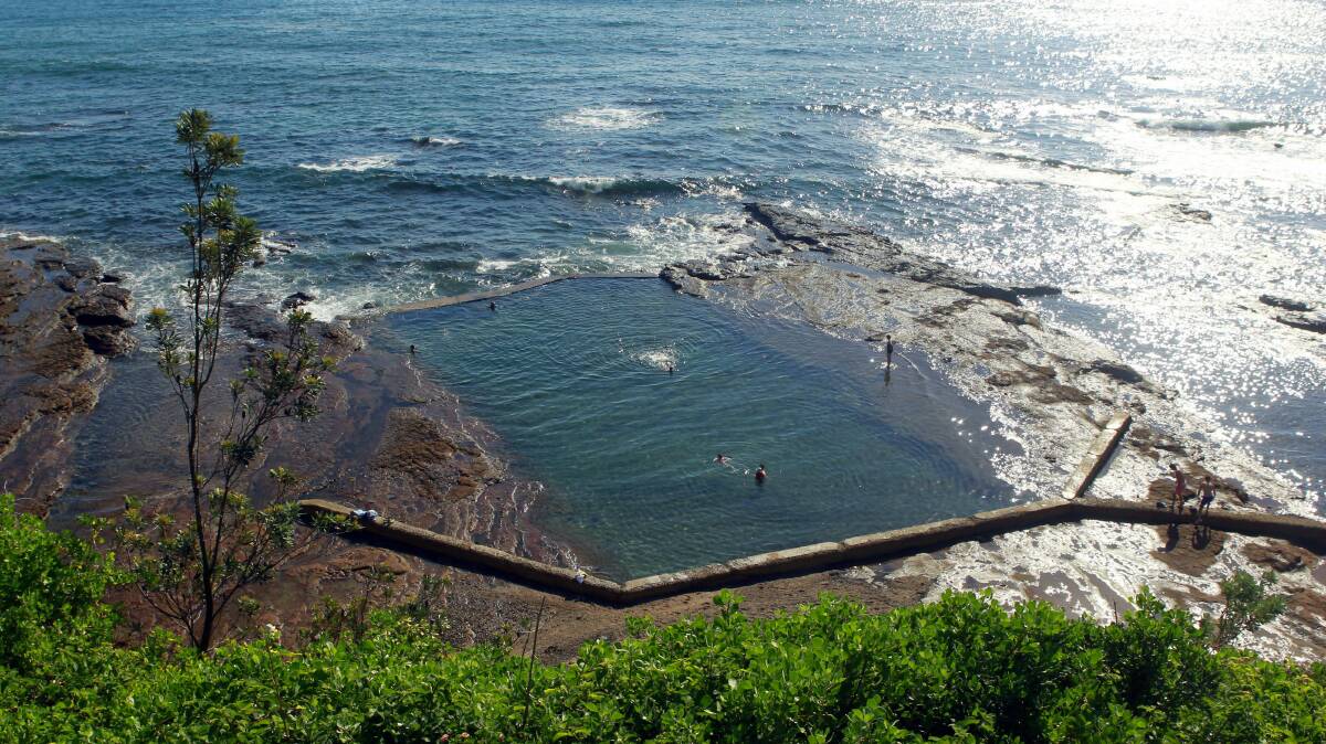 North Wollongong rock pool. Picture: Andy Zakeli