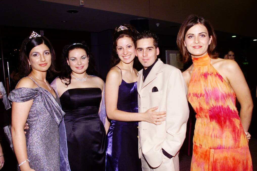 St Mary's, 2000: Melissa Mahfouz, Bahar Evecan, Teresa Solano Daniel Perre and Natalie Jonovski.