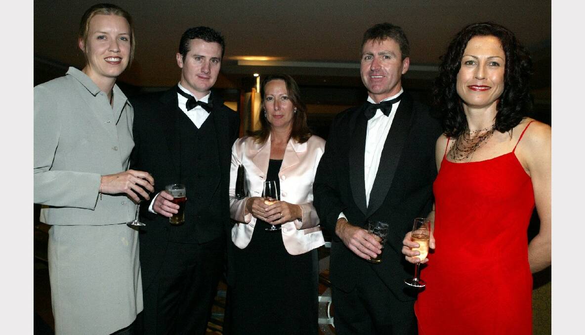 Kylie Crowe, David Crowe, Tracey Weir, Craig Weir and Benita Andrews.