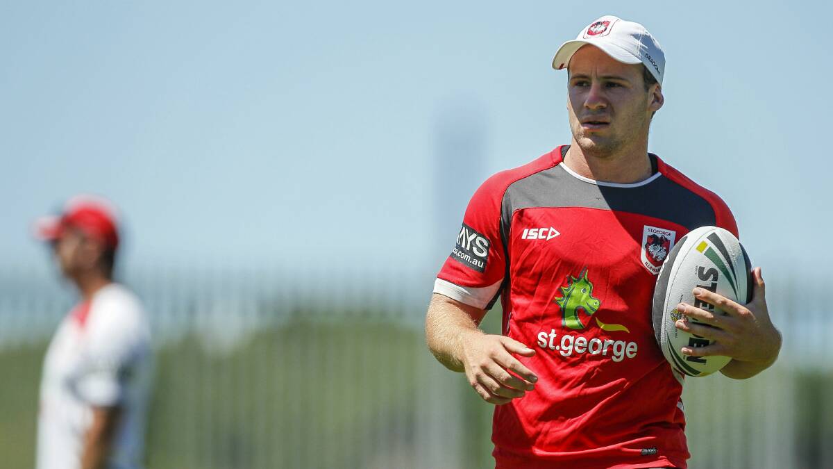 Adam Quinlan at training. Picture: CHRISTOPHER CHAN