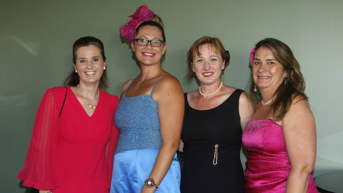 Katie Smith, Abby White, Natalie McLean and Rhonda Lucas at Beaches Hotel Thirroul.