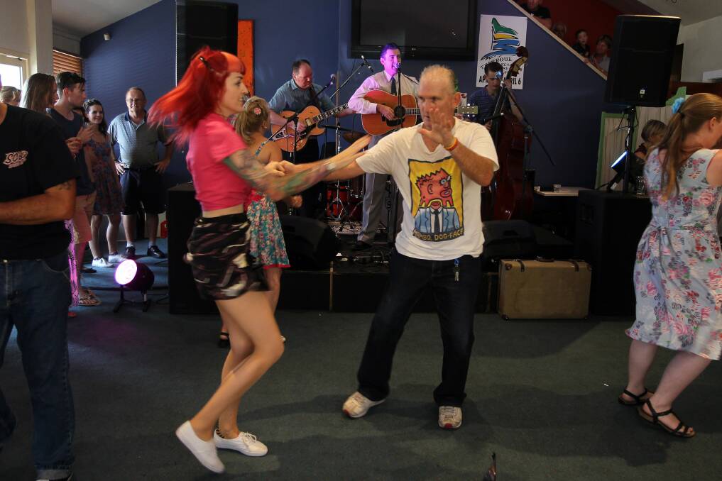 The Rock n’ Vintage Roll festival at Ryan's Hotel in Thirroul. Picture: SYLVIA LIBER