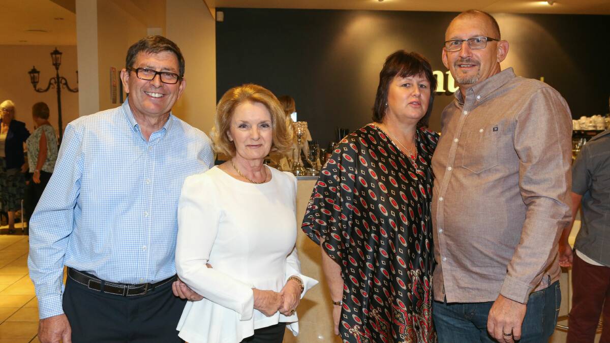 Gavin and Lynne Fennell, with Donna and Mark Roberts.