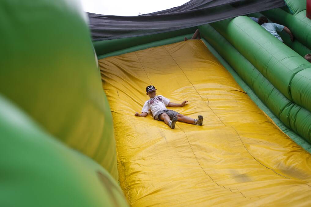 The Housing Trust's Christmas party for disadvantaged children and families at MacCabe Park. Picture: CHRISTOPHER CHAN