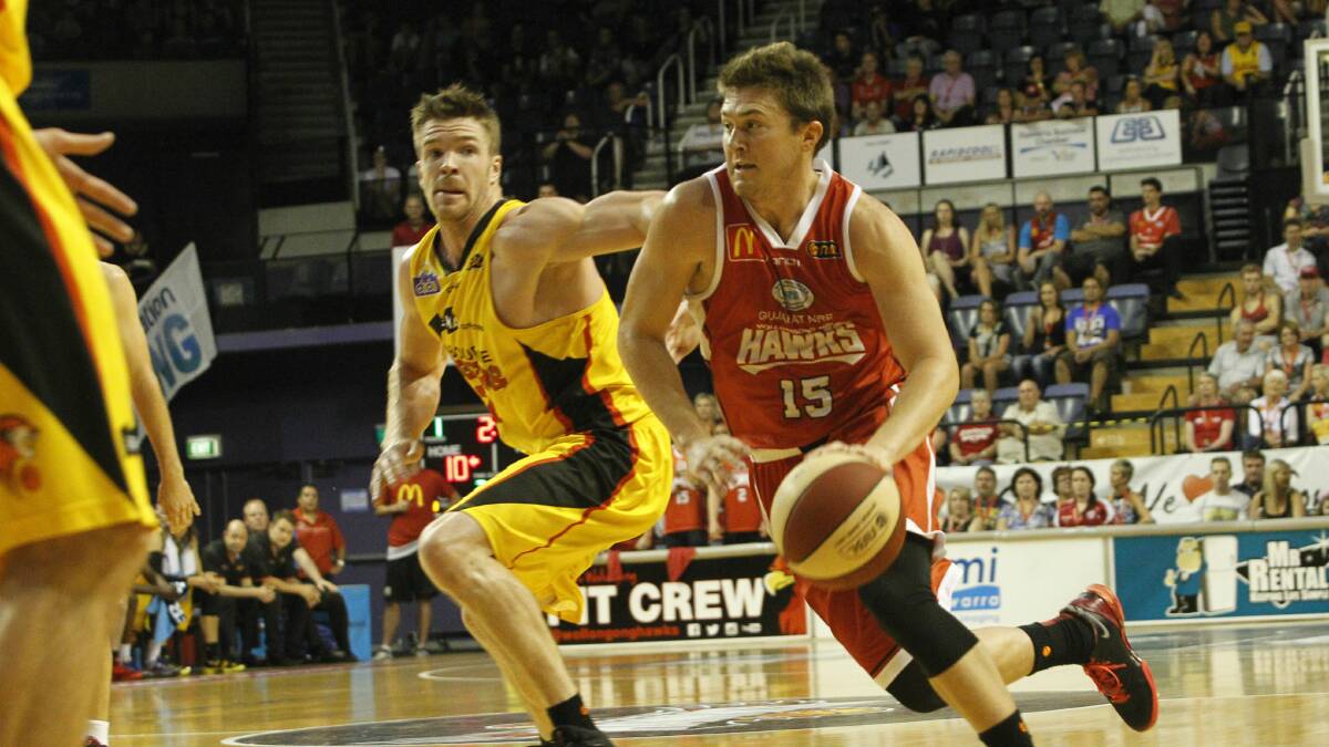 Hawks' guard Rotnei Clarke was outstanding in the cruel loss to the Tigers. Picture: CHRISTOPHER CHAN