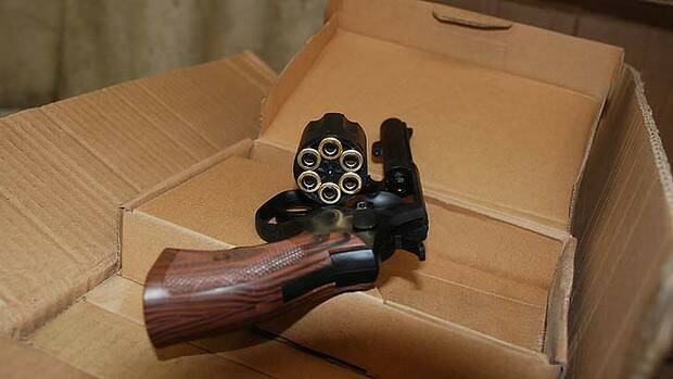 A replica gun seized by police. Photo: NSW Police