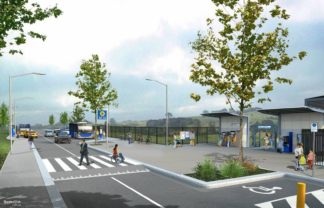 An artist’s impression of the proposed Shell Cove  station, expected to cost $39 million. 