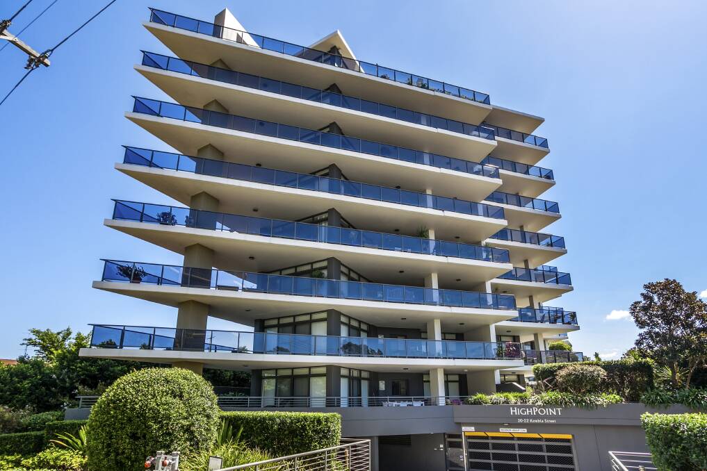 For sale: the top-floor Kembla Street apartment.