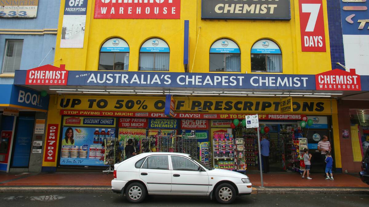 Businesses which could benefit from the scheme include the Chemist Warehouse. Picture: ADAM McLEAN