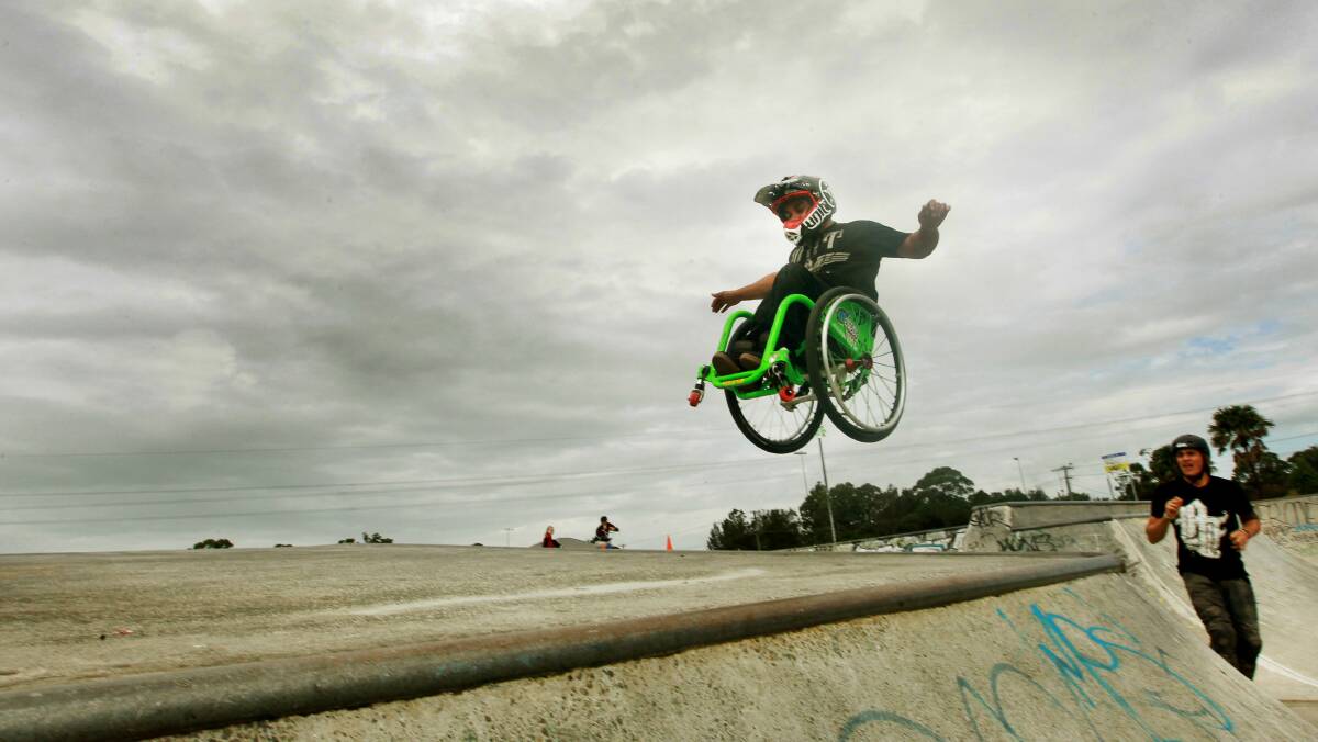 GALLERY: Sky's the limit for Nitro wheelchair whiz