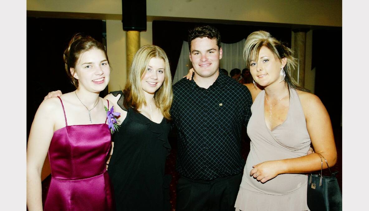 Kiama High, 2004: Rachael Brown, Aimee Pearson, Mitchell McGuinness and Haylie Cassel.