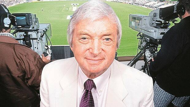 Legend of both field and commentary box Richie Benaud.