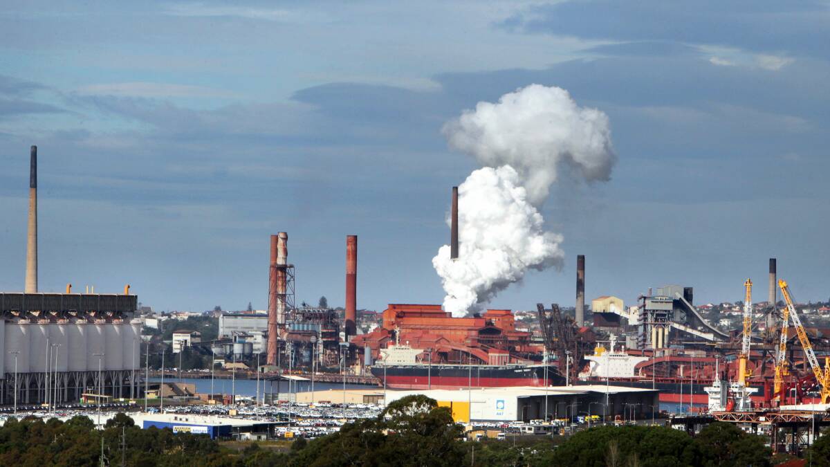 Illawarra residents awoke on June 10 to several loud explosions from Port Kembla steelworks. But there was no cause for alarm as the noise was caused by a build up of pressure in one of the blast furnaces. File picture.