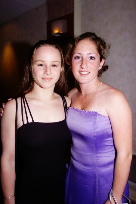 Lake Illawarra High, 2000: Tarnia Kidd and Melanie Penno.