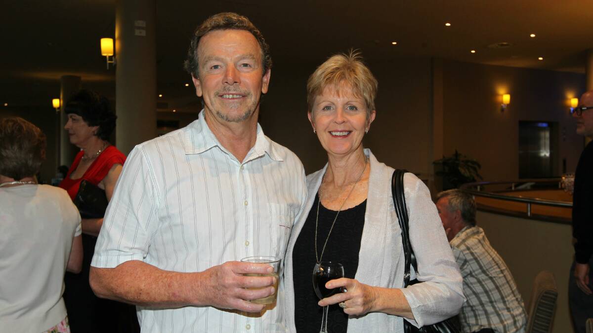 Neil and Jan Warren at Wollongong Golf Club.