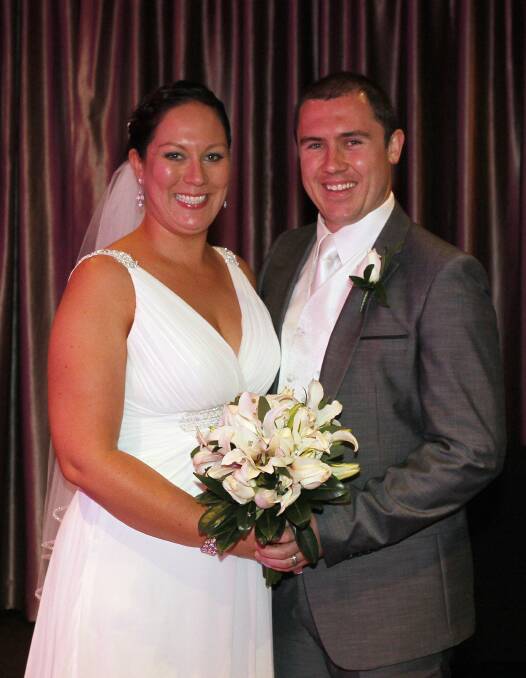 September 27: Laura Williams and Trent Boncompagni were married at St Brigid’s Catholic Church, Gwynneville.