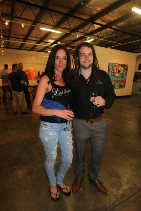 Toni Losinno and Matt Spence at Project Art Space.