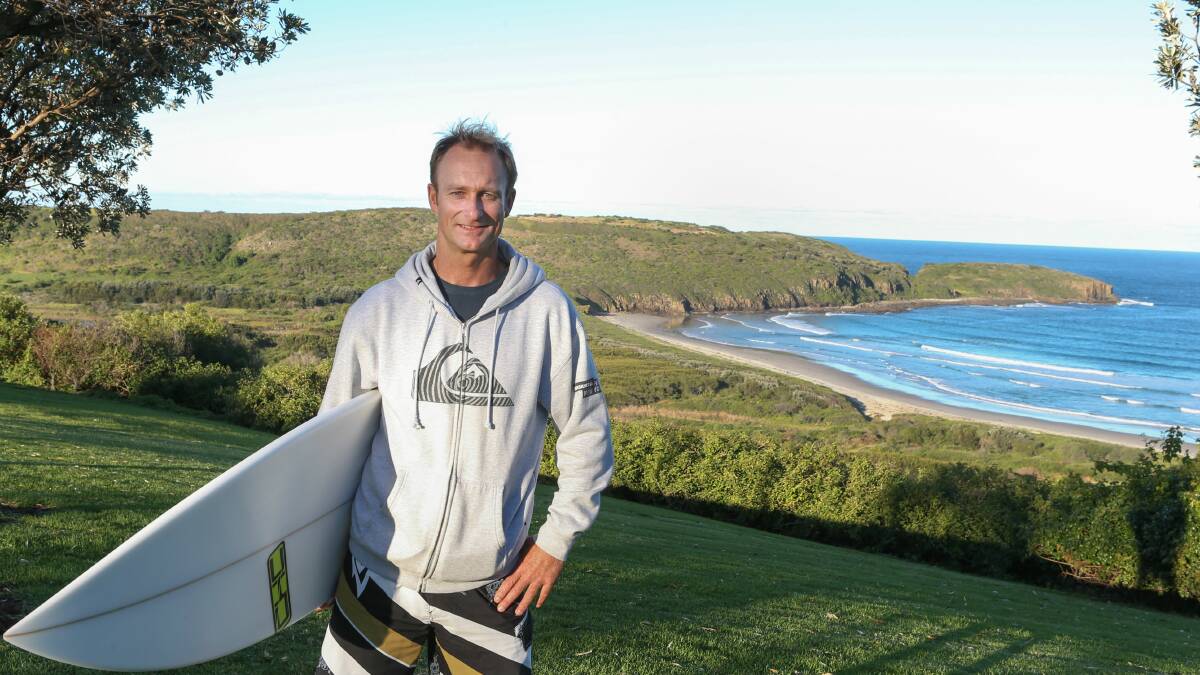 Killalea State Park Trust's Chris Homer is campaigning for a surfing facility at Killalea. Picture: ADAM McLEAN