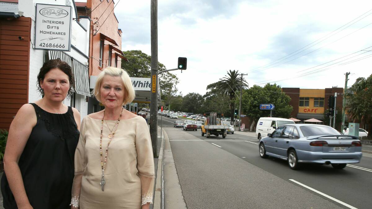 Bella Grace employee Ann and owner Gail Murray are both frustrated by lack of parking. Pictures: KIRK GILMOUR