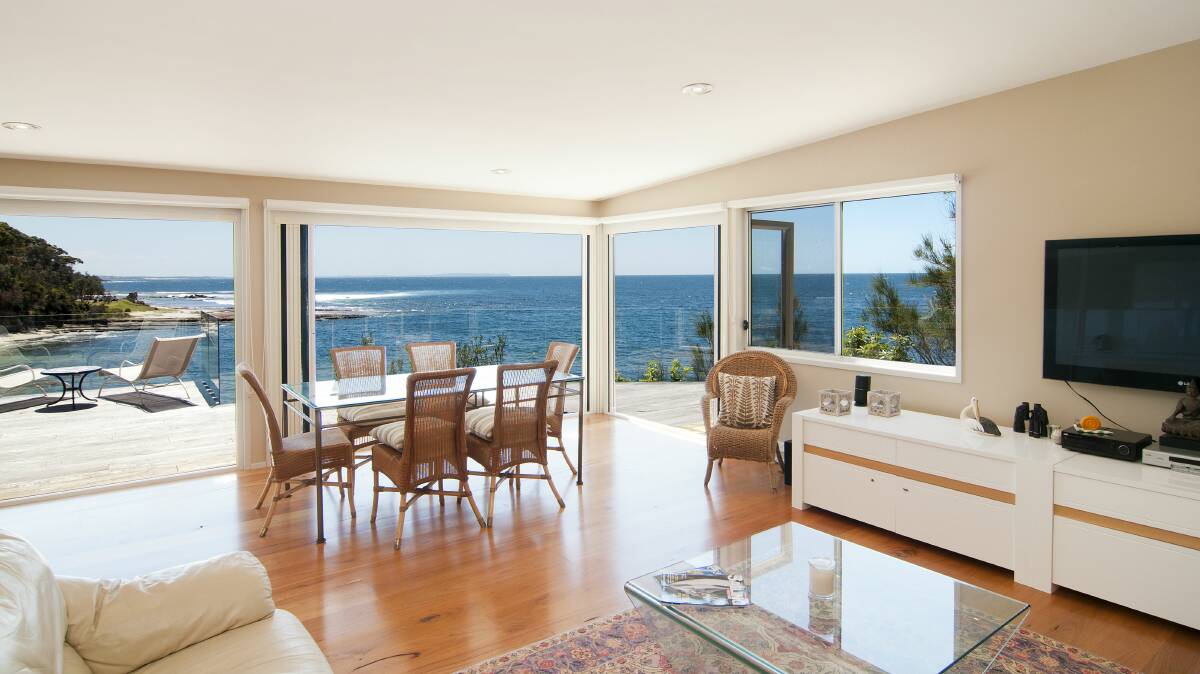 A private beachfront residence at 15 Shipton Crescent in Mollymook. Picture: Robyne Bamford