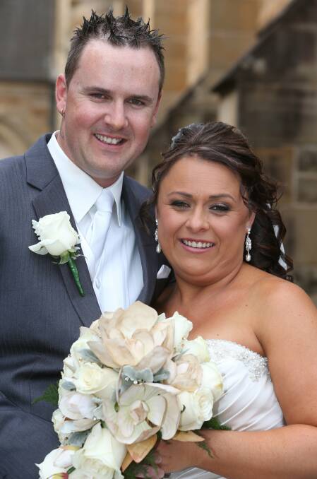 October 5: Raechel Headington and Jarrod Davies were married at Wesley Uniting Church, Wollongong.