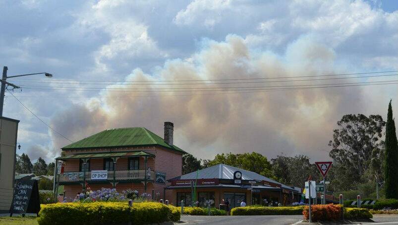 The Millingandi fire. Picture: Bega District News