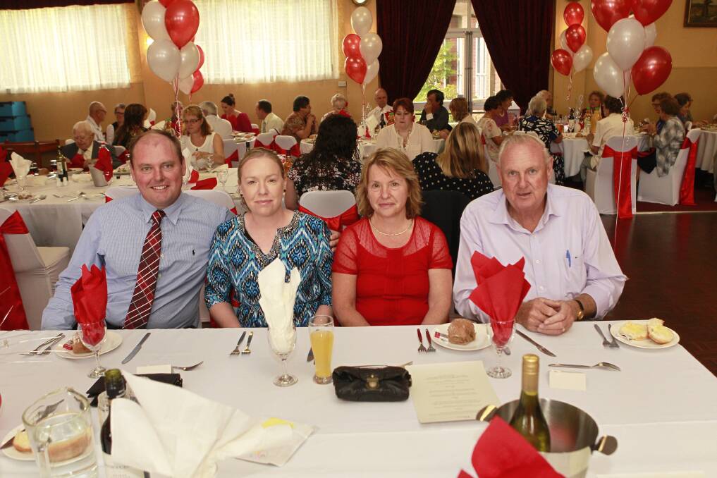 Mark and Robin Siegert, and Sue and Ken Corfield at the Polish Association. 