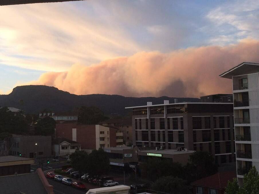 View from Wollongong. PICTURE: Maia Fitzgerald
