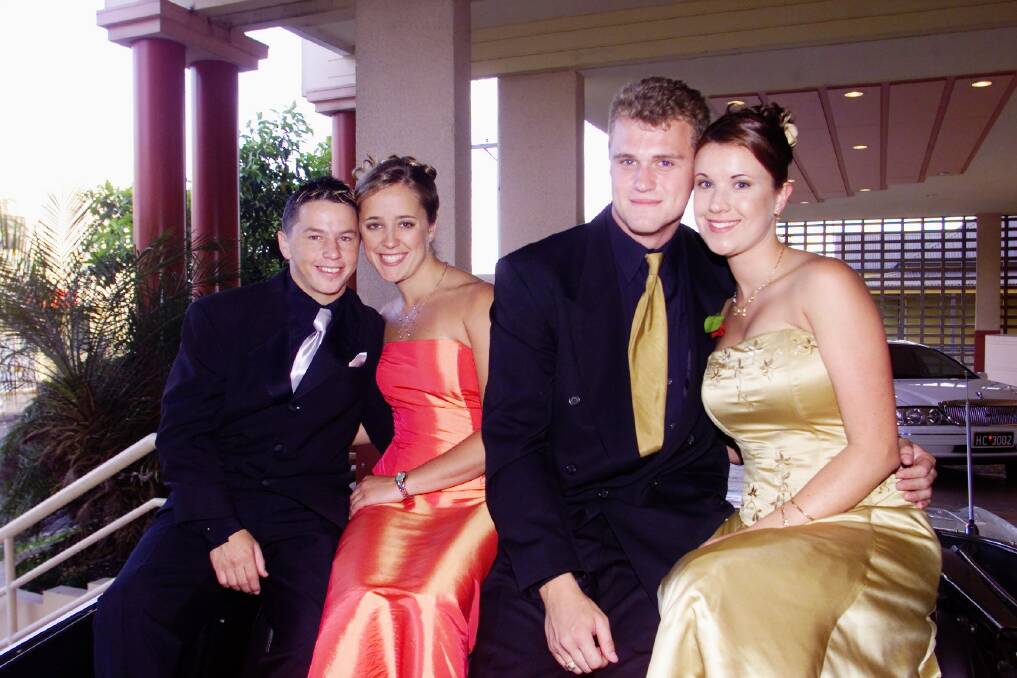 Illawarra Sports High, 2001: Matt Harding, Jacquie Kohler, Kane Riley Henderson and Megan Warden.